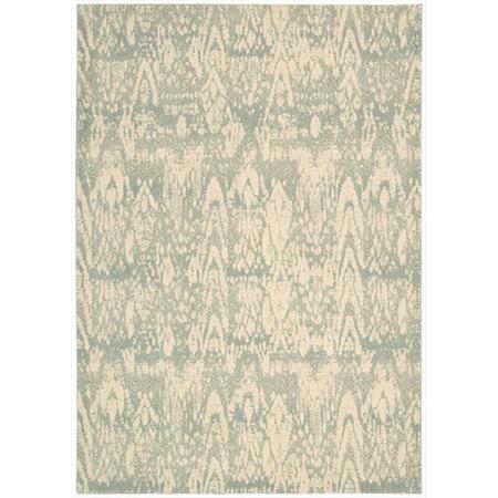 NOURISON Nepal Area Rug Collection Seafoam 2 ft 3 in. X 8 ft Runner 99446152237